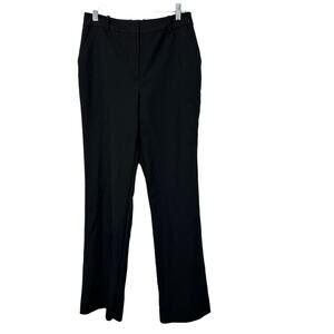 Worthington Black Flat Front Curvy Fit Trousers Women's Size 4